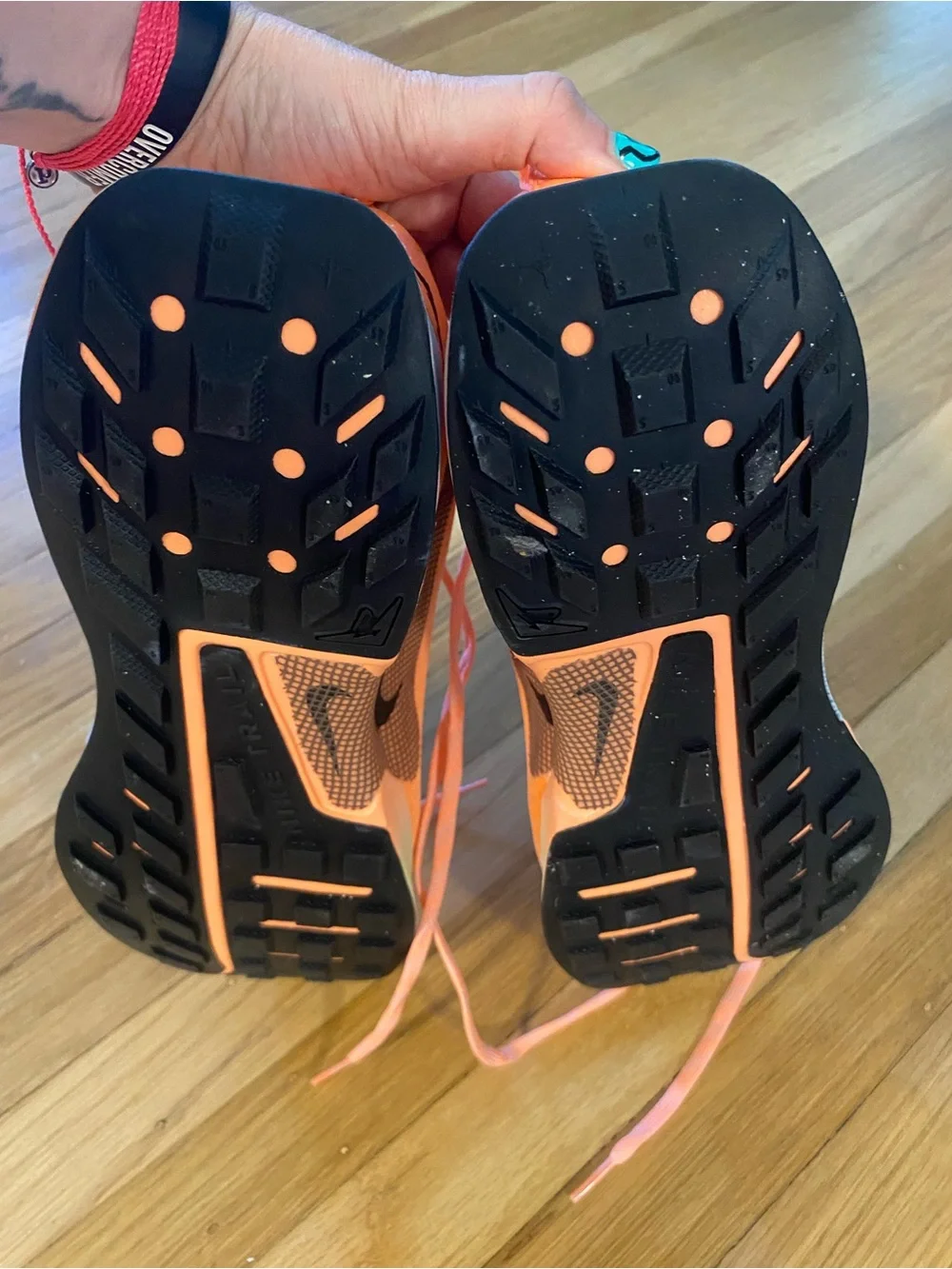NEW Nike Juniper Trail 3 Orange Pulse Ghost